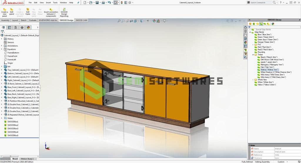 EFICAD SWOOD for SolidWorks 4