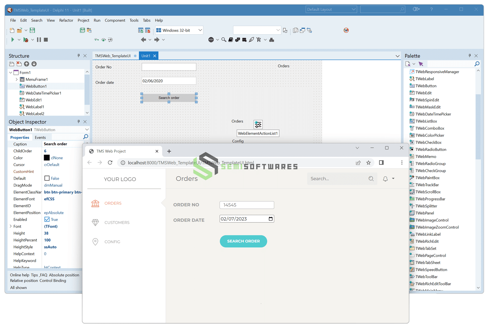 TMS WEB Core for Delphi